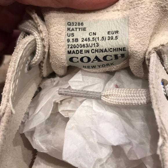 Coach Signature Suede/Leather Brand New size 9.5 - Picture 8 of 8